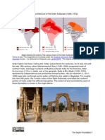 Delhi Sultanate Art, Architecture, and Maps (1206-1572