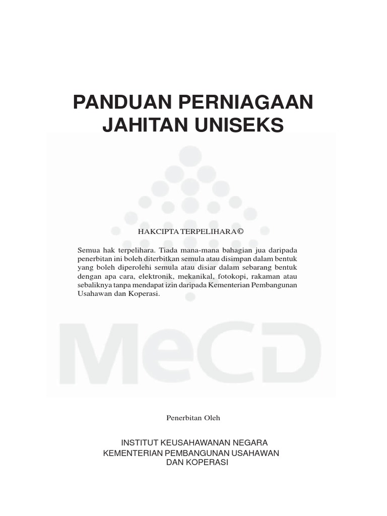 Kertas Kerja Jahitan  PDF