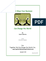 101 Ways Your Business: For Together We Can Change The World, Inc