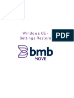 Windows CE - Settings Restore PDF