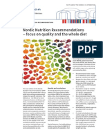 Fact Sheet - Nordic Nutrition Recommendations 2012 PDF