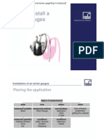 How To Install A Strain Gauges