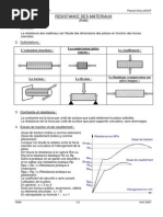 Notion de Base RDM | PDF | Contrainte de cisaillement | Résistance des ...