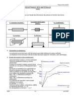 Resistance Des Materiaux: L'extension (Traction) : La Compression (Pièce Courte) : Le Cisaillement