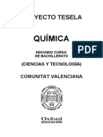 Programacion Tesela Quimica 2 BACH Comunitat Valenciana