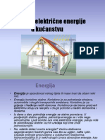 Potrošnja Električne Energije U Kućanstvu, Projekt