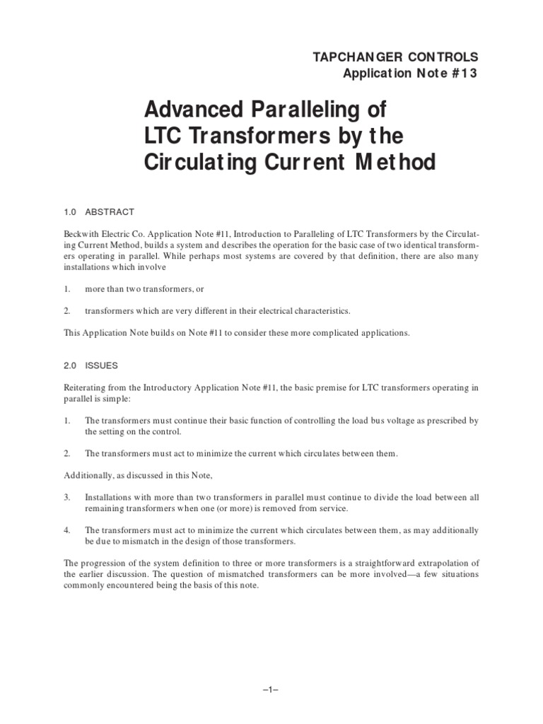 Advanced Paralleling Basics | PDF