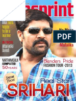 Tollywood Cine Magazine - Indian Film Magazine - Cinesprint Magazine - Cinesprint Volume 2 Issue 6 - Andhrawishesh