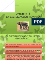 Unidad N°5 La Civilización Romana.