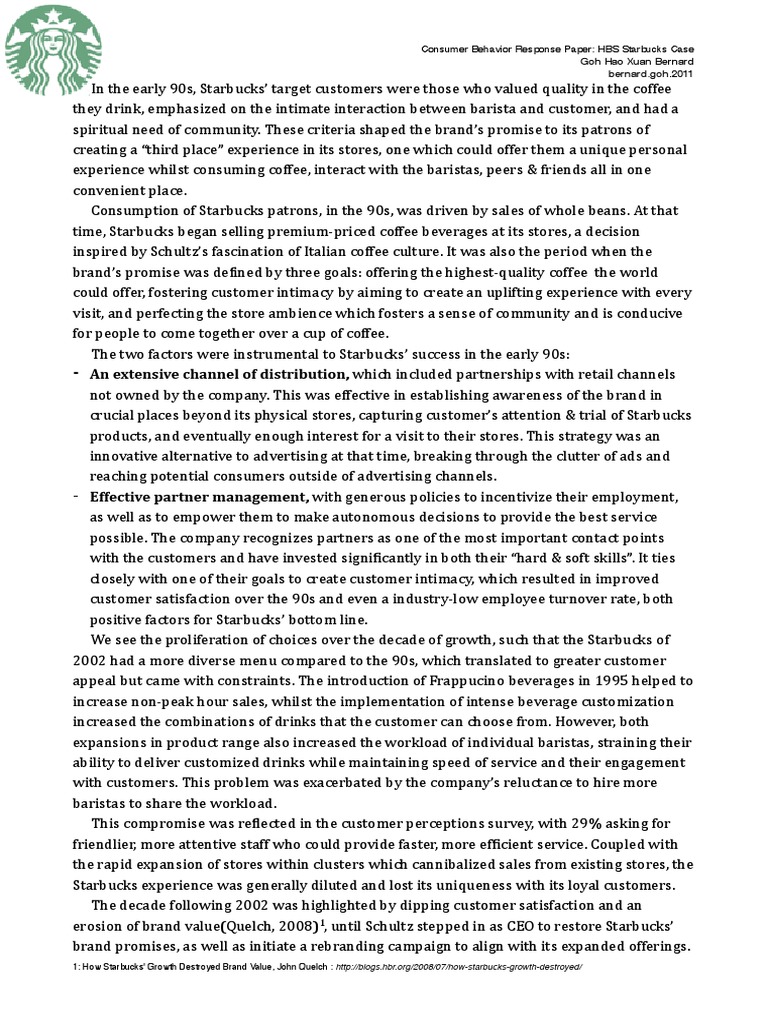 Starbucks selling experience case study image