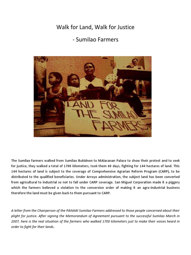 Sumilao Farmers | PDF