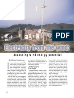 Electricity from the wind--Assessing wind energy potential...pdf