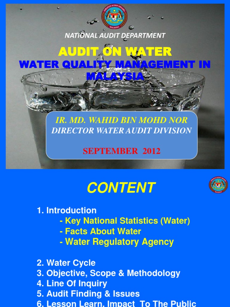 Malaysian Standard For Drinking Water PDF Drinking Water Water