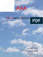 LL Viation Bbreviations: AAA (All Aviation Abbreviations) WWW - Flyingineurope.be