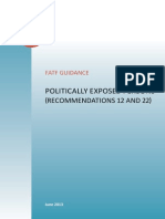 Fatf Guidance Politically Exposed Persons (Recommendations 12 and 22) .