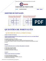 Questões de Português - Faça Muitas Questões de Português