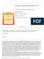 The Creation of Tribalism in Southern Africa PDF