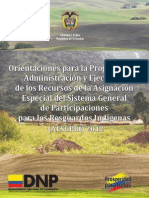 Orientaciones Recursos SGP Indígena