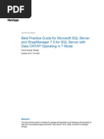 TR4232 Best Practice Guide for Microsoft SQL Server and SnapManager 7.0 for SQL Server with Data ONTAP Operating in 7-Mode.pdf