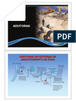 Sistema de abastecimento por adutoras