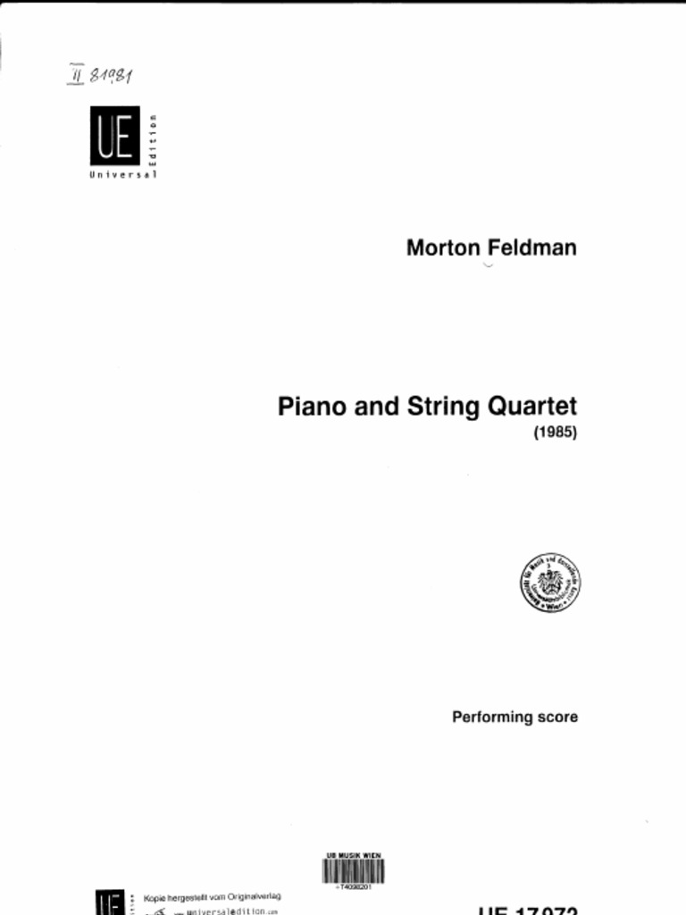 John Cage String Quartet Pdf Reader