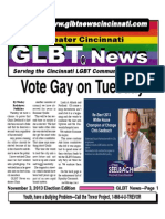 GLBT News Election Nov 3, 2013