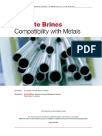Brine Compatibility With Metal