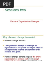 2 Focus of Organization Change