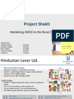 Project Shakti Marketing FMCG to Rural Customers