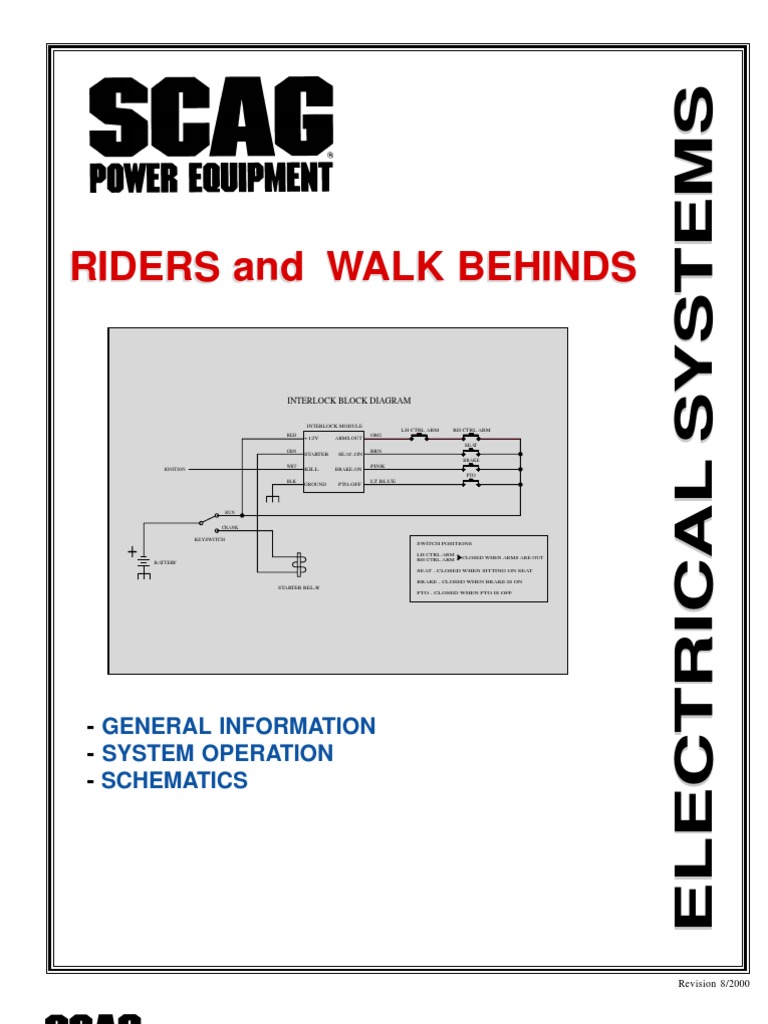 Scag Electrical | PDF | Switch | Electric Current