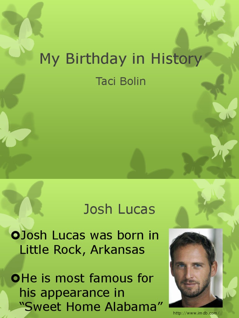 My Birthday in History PDF