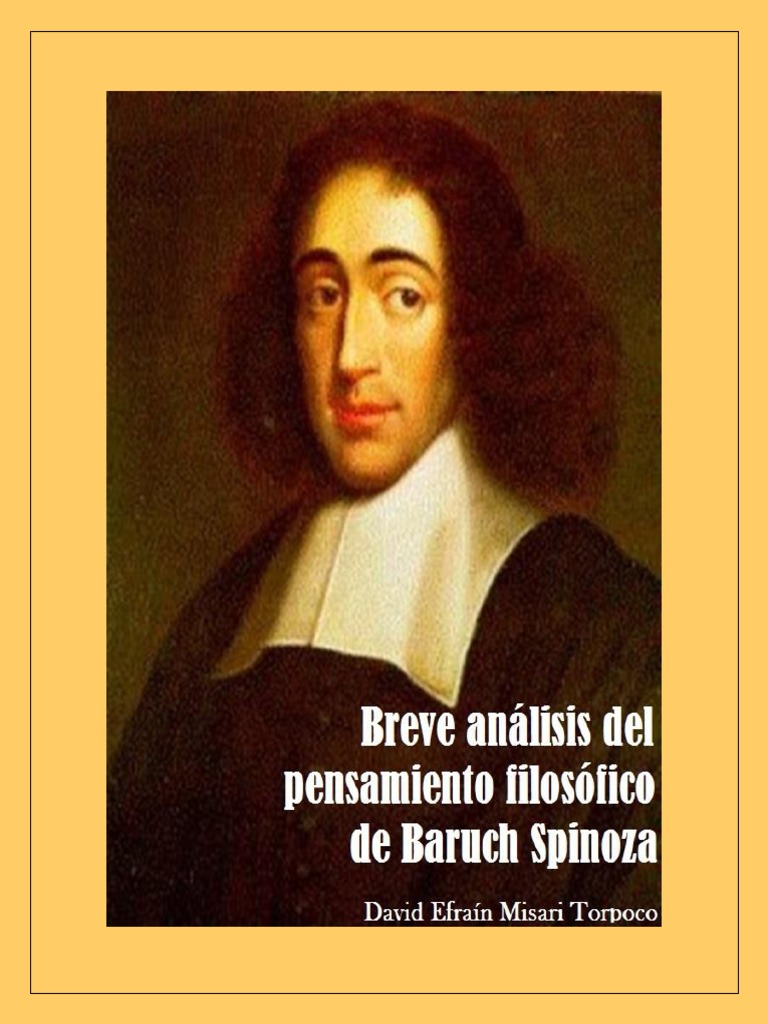 Breve análisis del pensamiento filosófico de Baruch