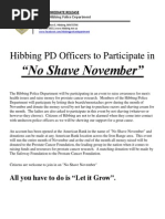 Download No Shave Novemberdocx by Hibbing Police Department SN181469494 doc pdf