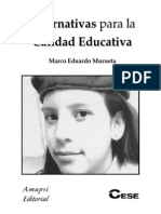 Alternativas Para La Calidad Educativa (LIBRO)