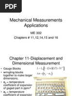 Mechanical Measurements Applications