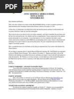 Download Otto Shortell Middle School Newsletter Vol Nov 2013  by loganvandyke96 SN181481199 doc pdf