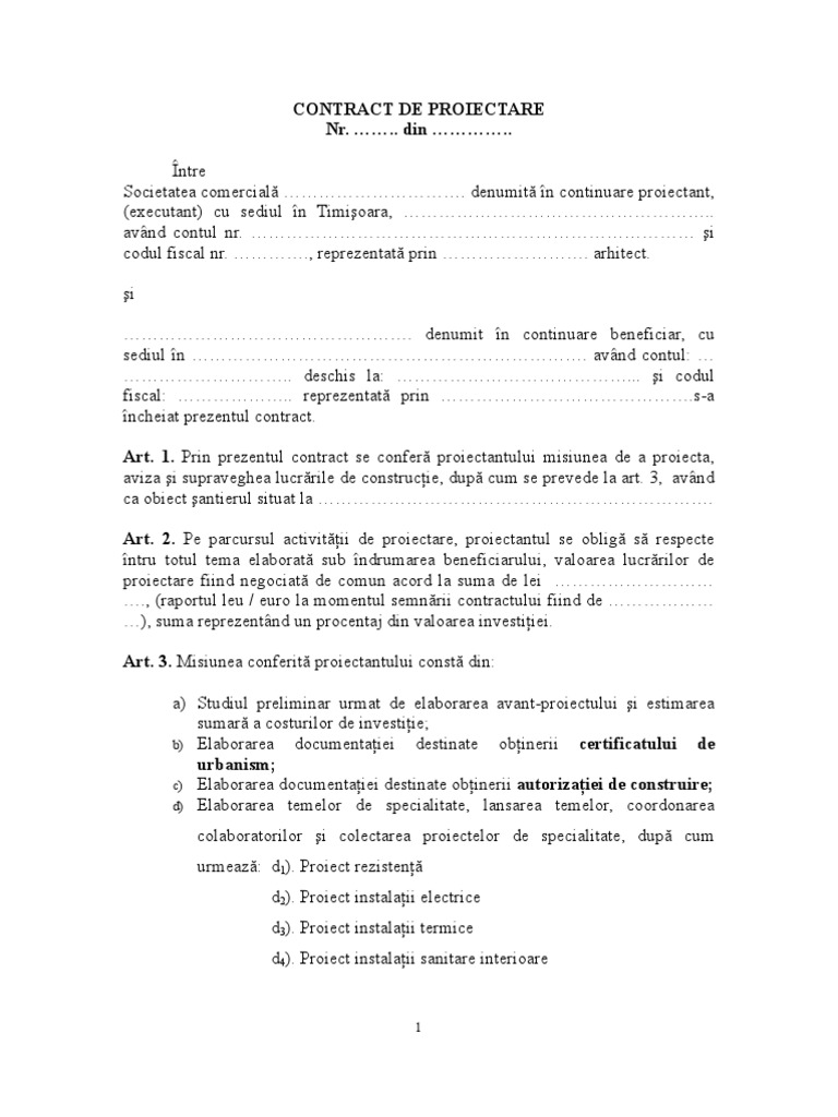 Model Contract | PDF