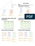 Test Área y Perímetros