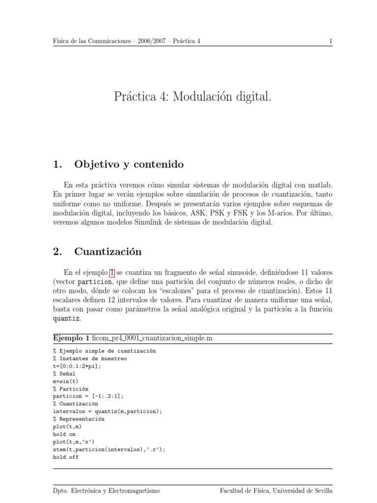 Simulación de sistemas de modulación digital mediante Matlab y Simulink ...