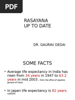 Rasayana Up To Date Understanding