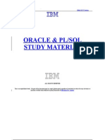 Oracle PL-SQL Study Material