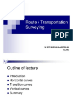 Surveying BEC102 8 - Route