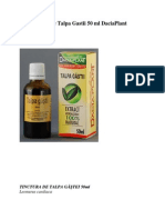 Tinctura de Talpa Gastii 50 ML DaciaPlant