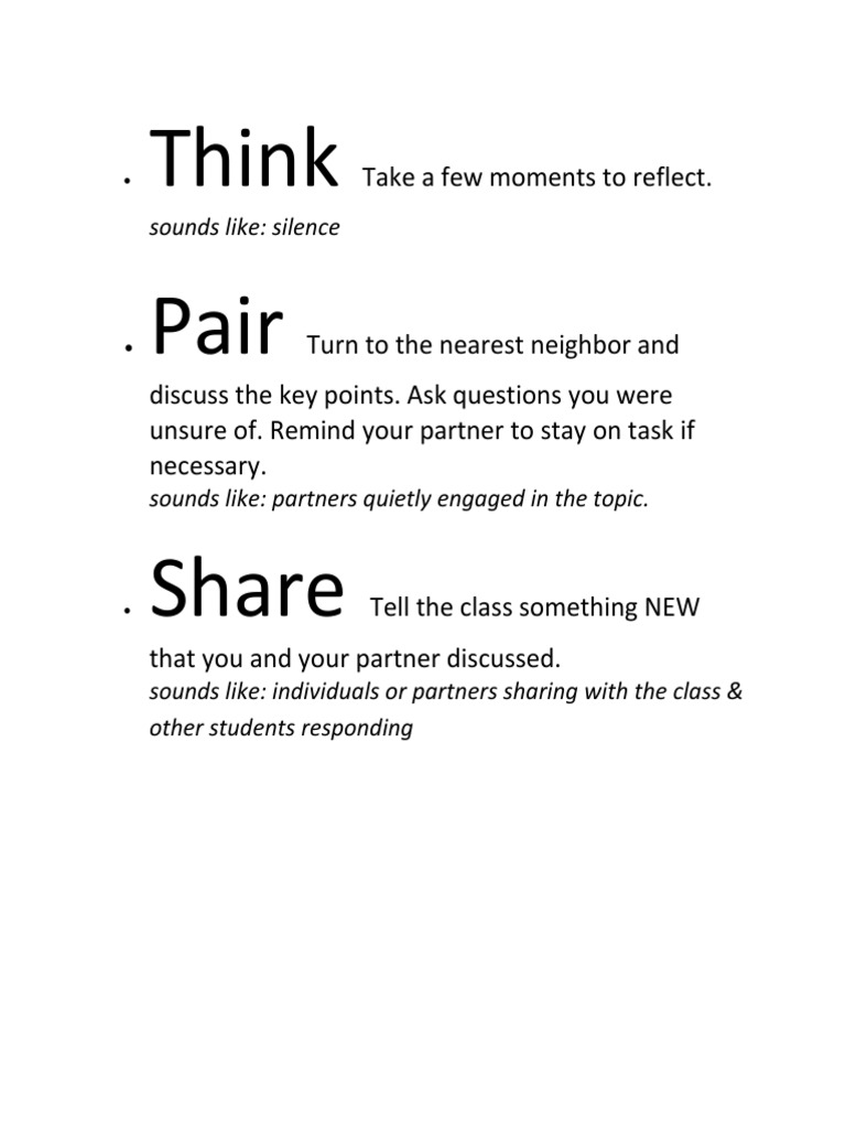 Collaborative Reflection and Sharing | PDF | Language Arts & Discipline