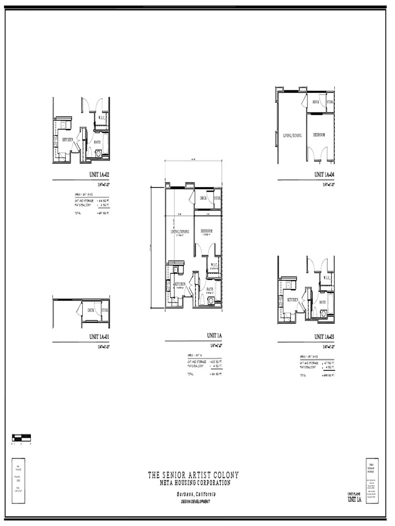 The Senior Artist Colony: Meta Housing Corporation Unit 1A | PDF ...