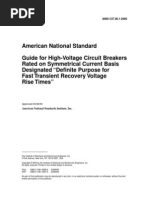 Ieee Std c37.06.1 - Guide for High-Voltage Circuit Breakers
