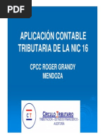 Aplicación Contable Tributaria de La Nic 16 (Perú) 5.5