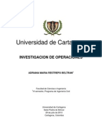 Investigacion de Operaciones Generalidades