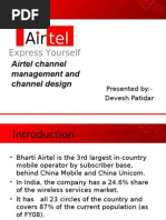 Download Airtel Channel Management and Channel Design by hseved5 SN18154087 doc pdf