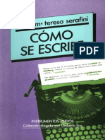 Como Se Escribe-Maria Teresa Serafini PDF